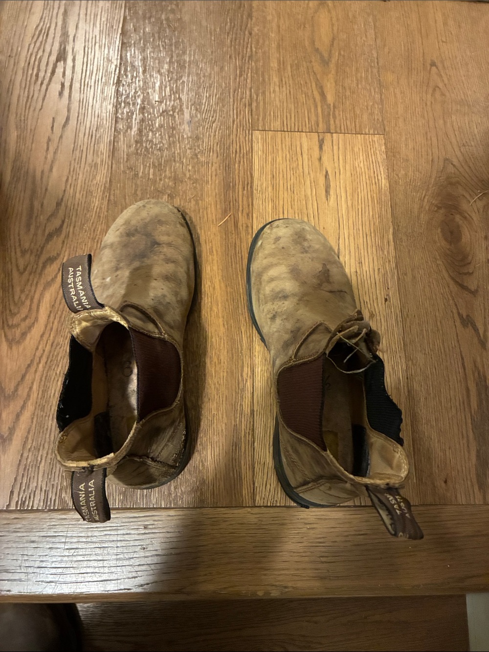 Blundstone men’s Brown Slip-On Leather Work Shoes